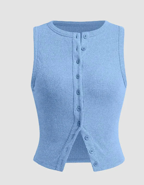 Load image into Gallery viewer, Women&#39;s Slim Fit Sleeveless Waistcoat Vest
