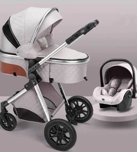 Stylish High View Stroller Lightweight Folding