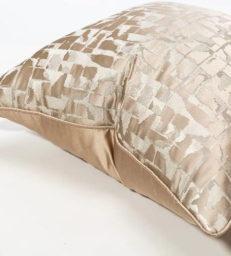 Bronze Jacquard Cushion Cover