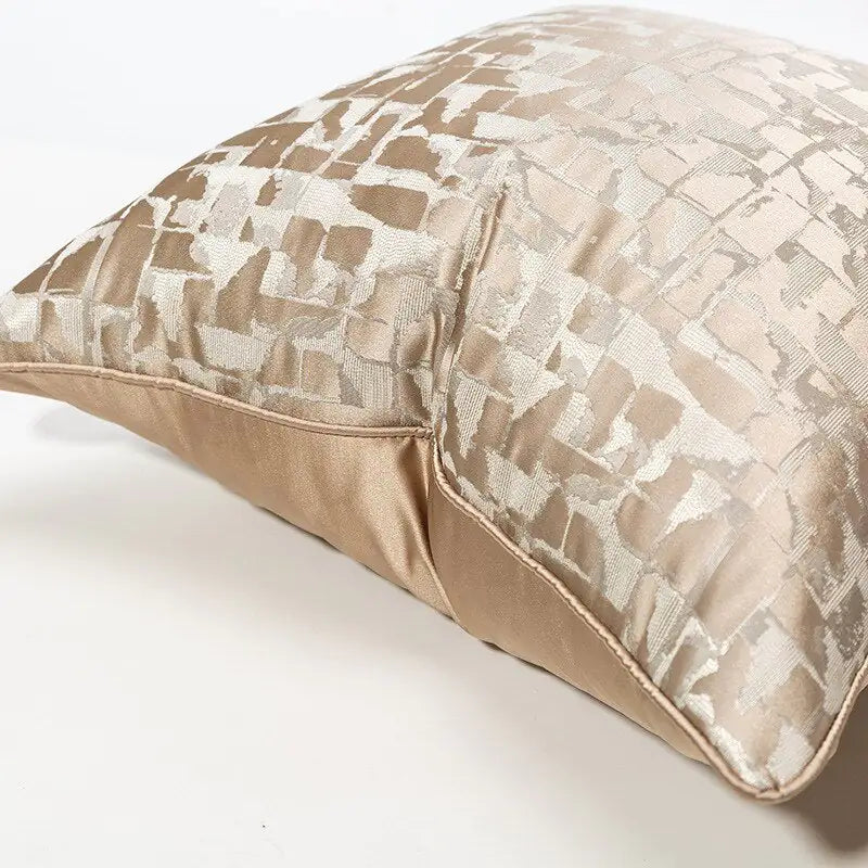 Bronze Jacquard Cushion Cover