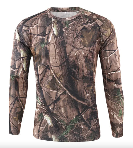 Camouflage Long-Sleeved Cycling Jersey - Outdoor Sports Gear