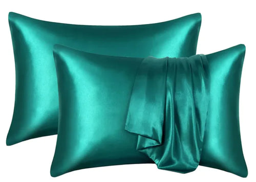 Load image into Gallery viewer, Silk-like Solid Color Pillowcase
