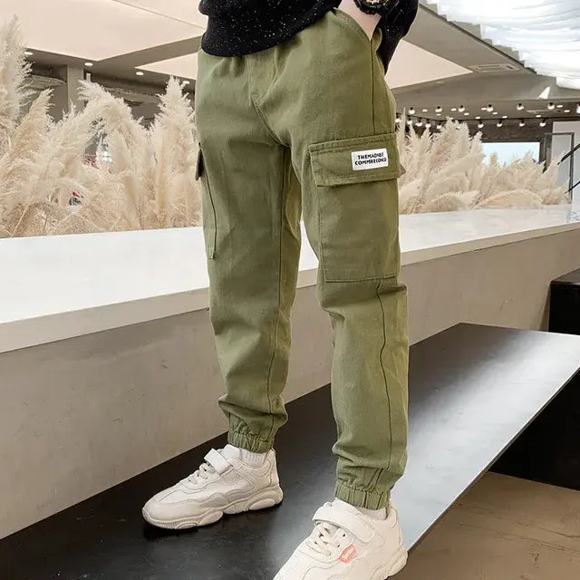 Boys Cargo Pants Spring Autumn