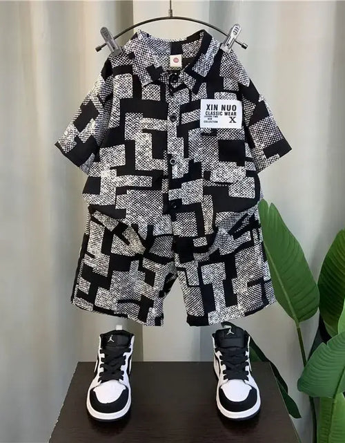 Load image into Gallery viewer, Trendy  Boys Two-piece Set
