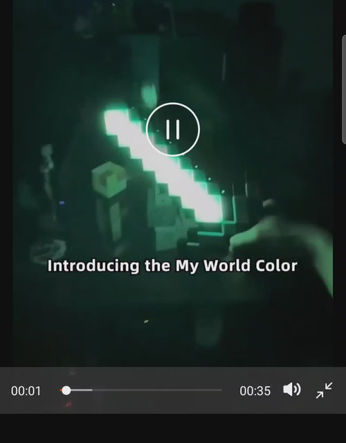 Load and play video in Gallery viewer, (Free Shipping)(Tariffs included in price) Diamond Pixel Sword Lamp Color Changing New Energy Efficiency Brightness for Bedroom Lamp Night Light
