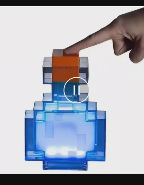 Load and play video in Gallery viewer, (Free Shipping)(Tariffs included in price) 8 Color Pixel LED Nightlight Surrounding Medicine Bottle Ambient Lighting Recharging Luminous Lamp
