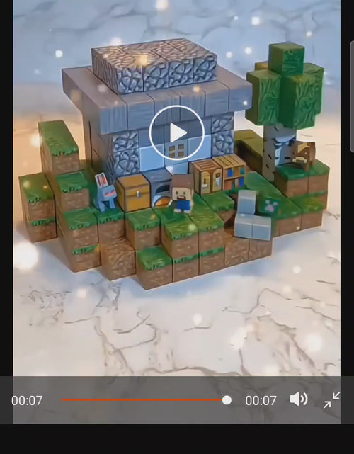 Load and play video in Gallery viewer, (Free Shipping)(Tariffs included in price) 93 piece magnetic building cube set for boys and girls age 3+ DIY model creative children's Stem sensory toy
