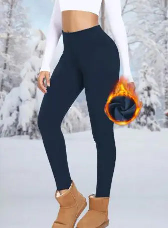 Load image into Gallery viewer, High Waist Warm Yoga Sports Leggings
