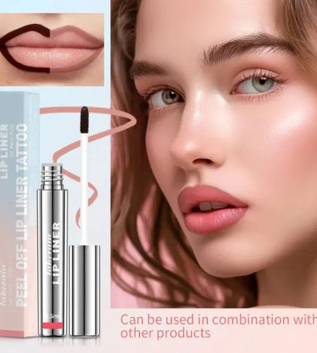 Matte Finish No Stain On Cup Hook Line Lip Liner