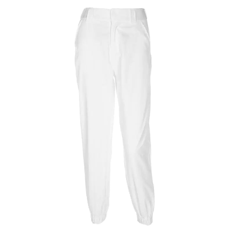 High Waist White Trousers