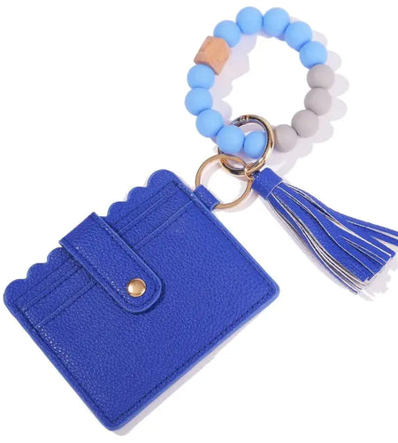 Leather Case Keychain Wallet