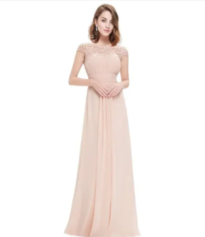 Women's Lace Backless Maxi Dress for Evening Parties