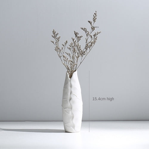 Load image into Gallery viewer, Modern Minimalist White Hemp Rope Ceramic Vase
