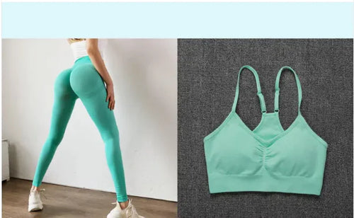 Load image into Gallery viewer, Peach Fit Yoga Pants

