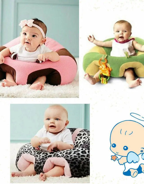 Load image into Gallery viewer, Kids Baby Support Seat: Comfortable Sit Up Soft Chair Cushion Sofa Plush Pillow Toy Bean Bag
