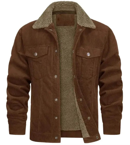 Corduroy Plush Jacket Coat