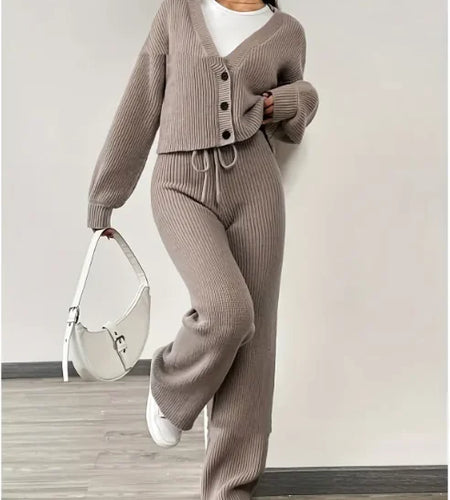 ChicKnit Women's Sweater Set