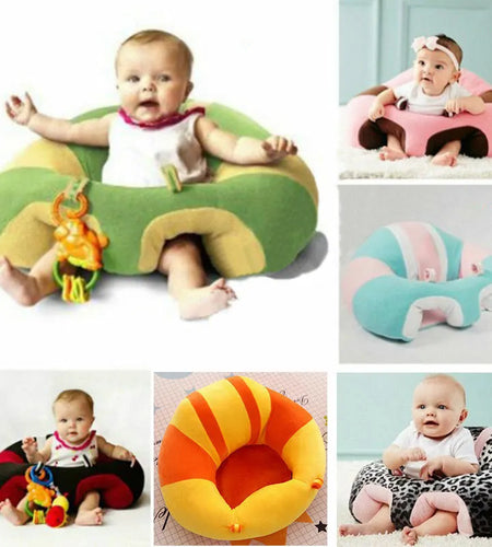 Kids Baby Support Seat: Comfortable Sit Up Soft Chair Cushion Sofa Plush Pillow Toy Bean Bag
