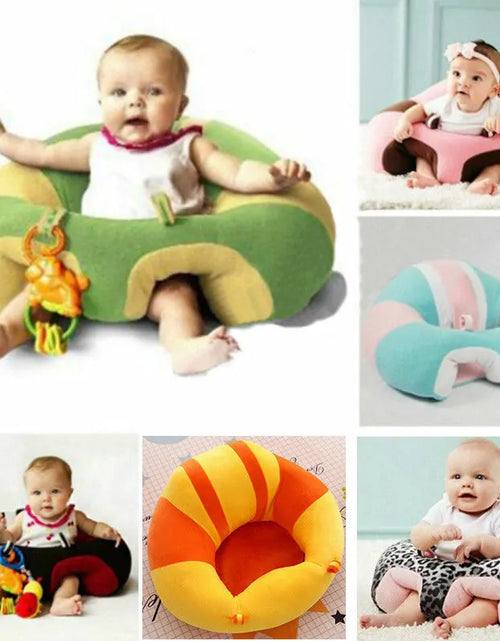 Load image into Gallery viewer, Kids Baby Support Seat: Comfortable Sit Up Soft Chair Cushion Sofa Plush Pillow Toy Bean Bag
