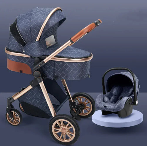 Load image into Gallery viewer, Stylish High View Stroller Lightweight Folding
