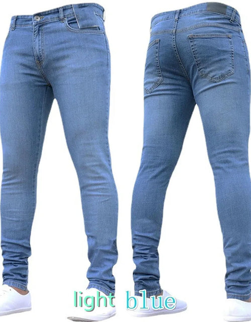 Load image into Gallery viewer, Men Skinny Jeans Pants
