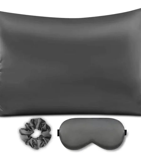 Elegant Silk-Effect Pillowcase