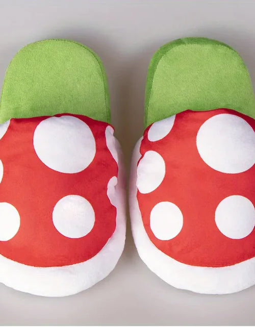 Load image into Gallery viewer, Mushroom Plush Slippers for Kids
