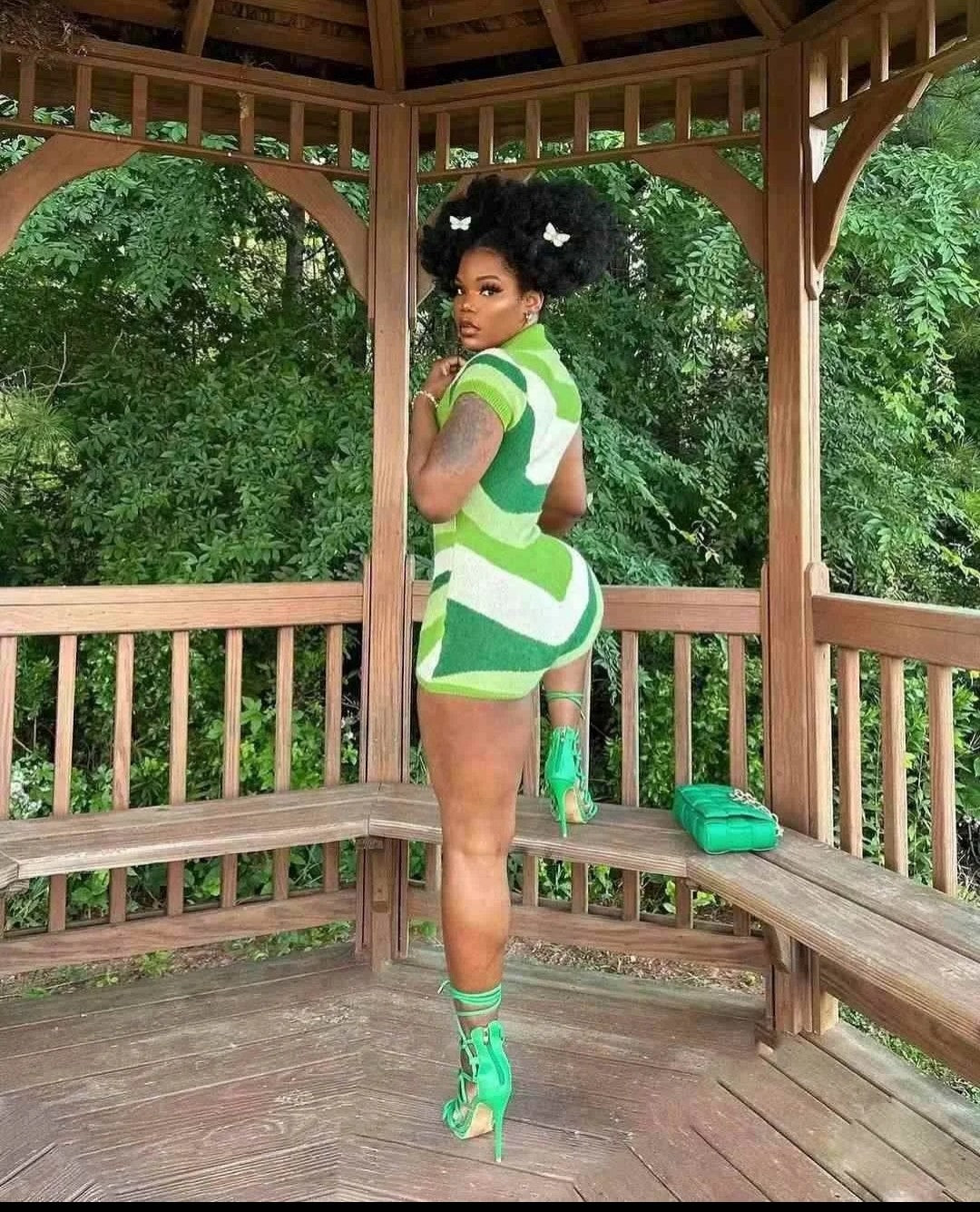 (Free Shipping)(Tariffs included in price) Women's Sexy Bodycon V Neck Short Sleeve Patchwork Knitted Romper