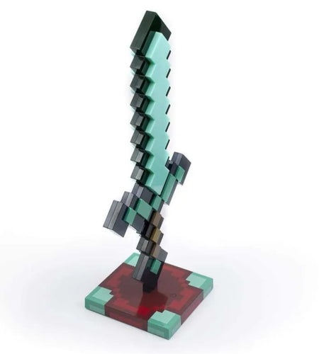 (Free Shipping)(Tariffs included in price) Diamond Pixel Sword Lamp Color Changing New Energy Efficiency Brightness for Bedroom Lamp Night Light