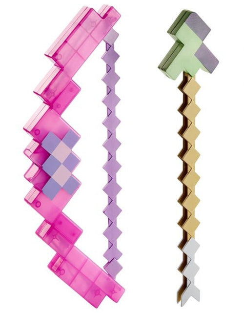 Load image into Gallery viewer, (Free Shipping)(Tariffs included in price) Pixelated Bow and Arrow Kids Building Toy Archery Set Girls And Boys Fun Play Shoots Up To 20 FT Outdoors
