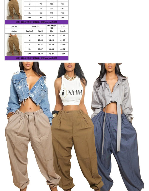 Load image into Gallery viewer, (Free Shipping)(Tariffs included in price)Casual Jogging Pants Trendy Loose Stylish Trousers
