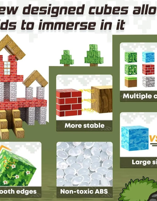 Load image into Gallery viewer, (Free Shipping)(Tariffs included in price) 93 piece magnetic building cube set for boys and girls age 3+ DIY model creative children's Stem sensory toy
