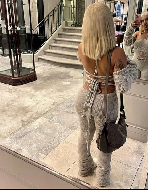 Load image into Gallery viewer, (Free Shipping)(Tariffs included in price) Casual Fashion Outfits Plus Size Print Long Sleeve Tops Sweat Leggings 2 Two Piece Pants Sets Fall Spring Women Clothing
