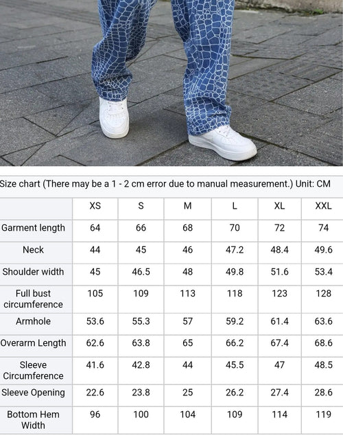 Load image into Gallery viewer, (Free Shipping)(Tariffs included in price)Autumn Winter Oversized 2-Piece Sleeveless Denim Jacket Baggy Trousers Streetwear Style Mid-Waist Breathable Washable Woven
