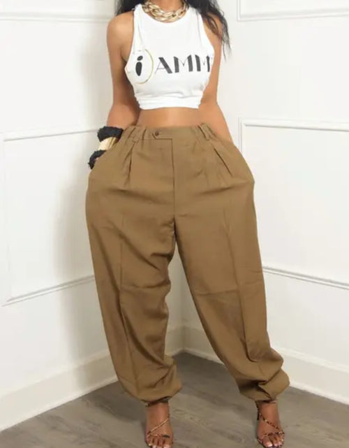 Load image into Gallery viewer, (Free Shipping)(Tariffs included in price)Casual Jogging Pants Trendy Loose Stylish Trousers
