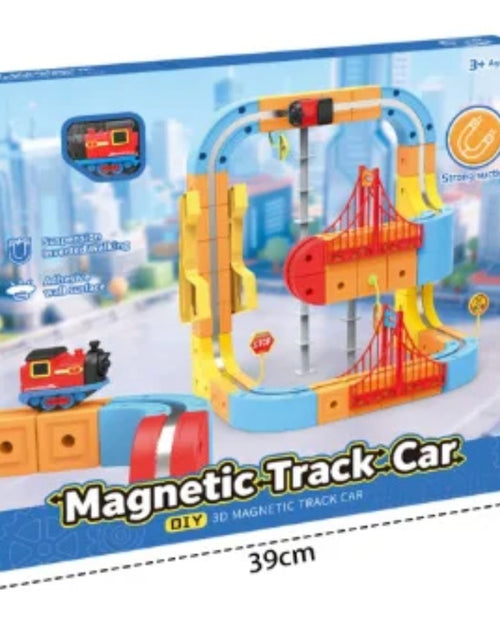 Load image into Gallery viewer, (Free Shipping)(Tariffs included in price)184 PC Plastic Magnetic Train Track Building DIY Kids Toy Set
