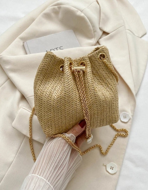 Load image into Gallery viewer, (Free Shipping)(Tariffs included in price) Women's Fashionable Woven Bucket Handbags for Women
