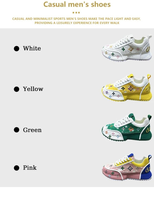 Load image into Gallery viewer, (Free Shipping)(Tariffs included in price) Men's Trendy Breathable Spring and Summer Embroidery Casual Sole Shoes
