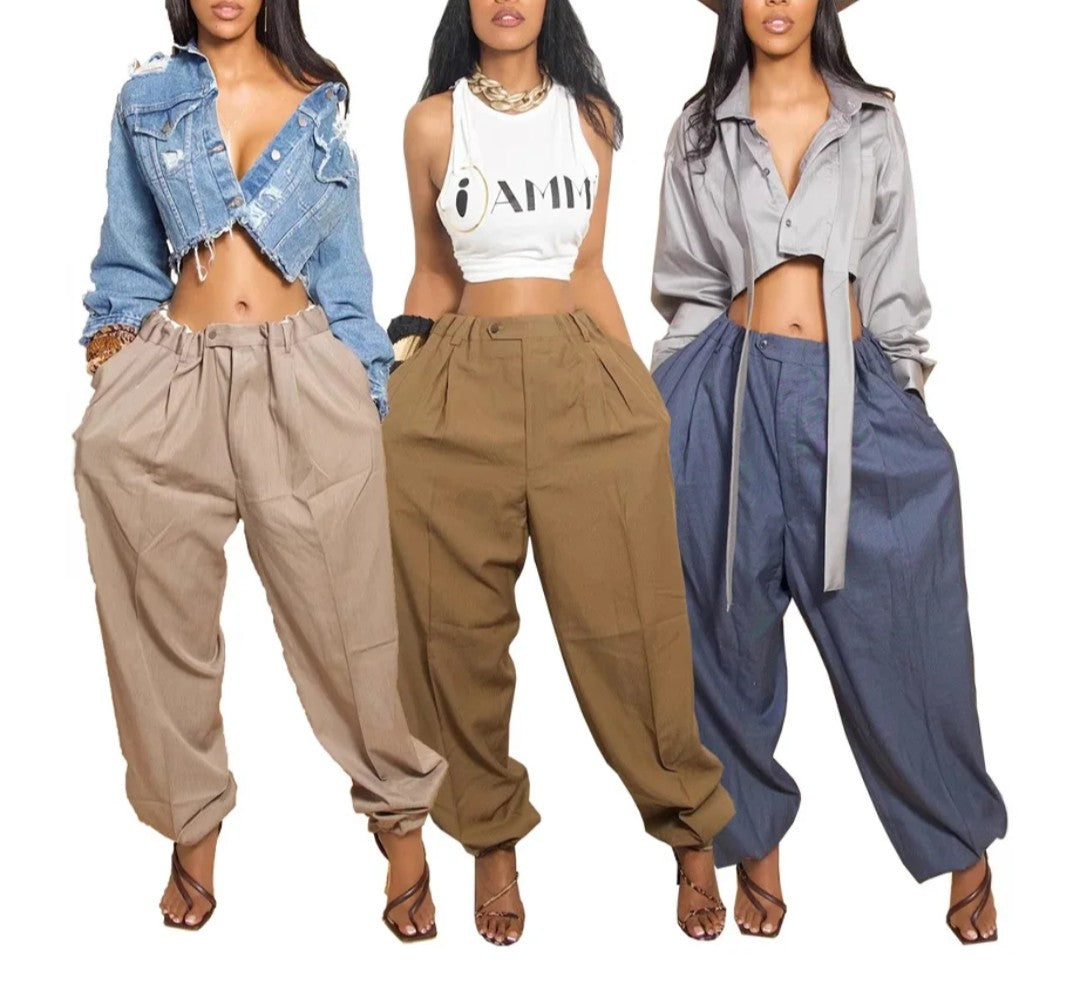 (Free Shipping)(Tariffs included in price)Casual Jogging Pants Trendy Loose Stylish Trousers