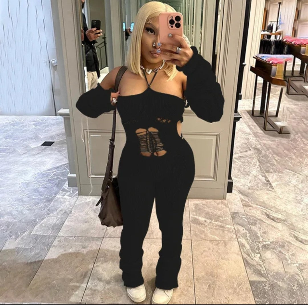 (Free Shipping)(Tariffs included in price) Casual Fashion Outfits Plus Size Print Long Sleeve Tops Sweat Leggings 2 Two Piece Pants Sets Fall Spring Women Clothing