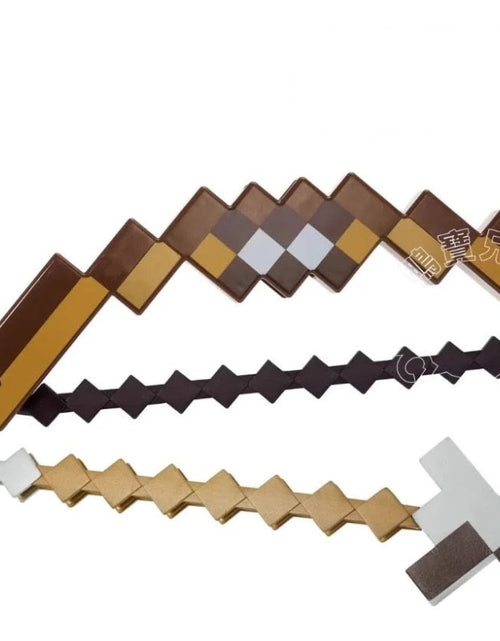 Load image into Gallery viewer, (Free Shipping)(Tariffs included in price) Pixelated Bow and Arrow Kids Building Toy Archery Set Girls And Boys Fun Play Shoots Up To 20 FT Outdoors
