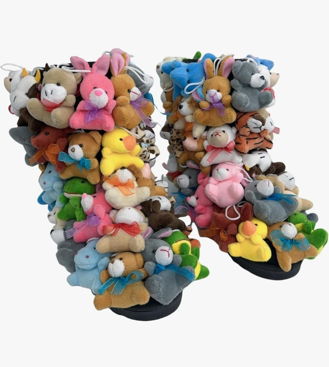 Animal Plushie Boots Teddy Bear Boots (Toddler/Little Kid/Big Kid/Women's) Stuffed Animal Shoes Winter Boots Cosplay Unique Shoes for Girls / Women
