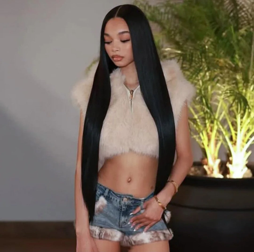 (Free Shipping)(Tariffs included in price) Women's fall winter hooded plush fur vest jacket