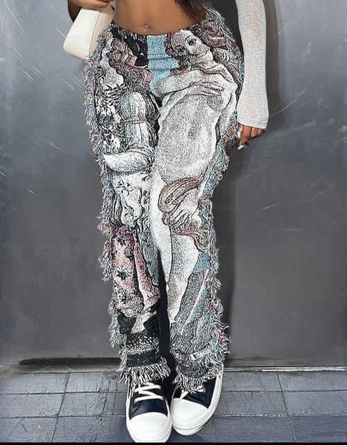 Load image into Gallery viewer, (Free Shipping)(Tariffs included in price) Casual Fashion Outfits Plus Size Print Long Sleeve Tops Sweat Leggings 2 Two Piece Pants Sets Fall Spring Women Clothing
