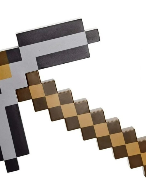 Load image into Gallery viewer, (Free Shipping)(Tariffs included in price) Pixelated 3 in 1 Pick Axe Spear And Axe Interchangeable Kids Toy Building Blocks Play Tools
