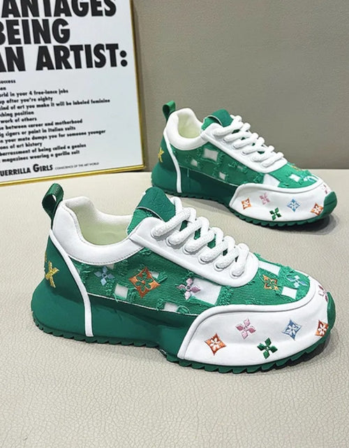 Load image into Gallery viewer, (Free Shipping)(Tariffs included in price) Men's Trendy Breathable Spring and Summer Embroidery Casual Sole Shoes
