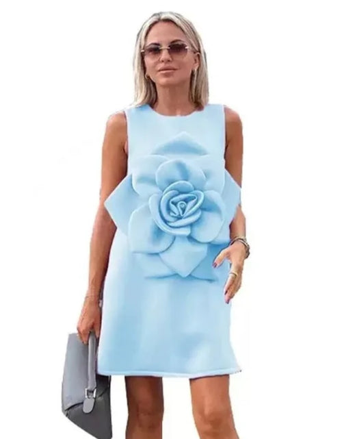 Load image into Gallery viewer, (Free Shipping)(Tariffs included in price) Kids Summer Flower Princess Dress Sleeveless Party Wear
