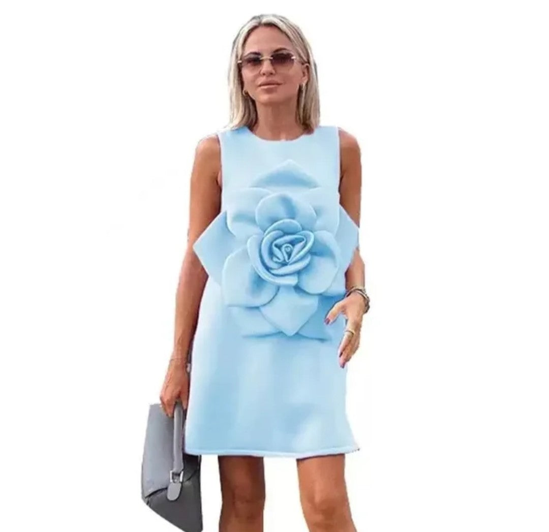 (Free Shipping)(Tariffs included in price) Kids Summer Flower Princess Dress Sleeveless Party Wear