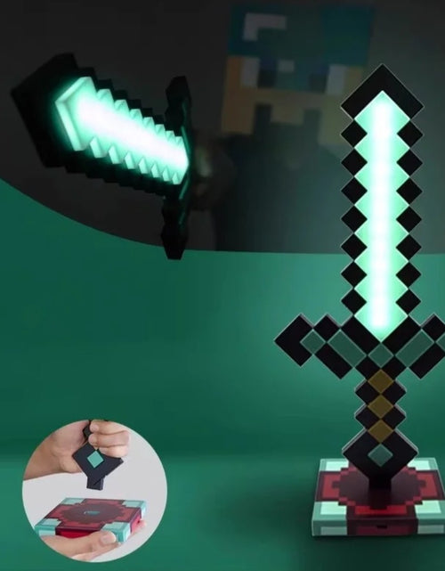 Load image into Gallery viewer, (Free Shipping)(Tariffs included in price) Diamond Pixel Sword Lamp Color Changing New Energy Efficiency Brightness for Bedroom Lamp Night Light
