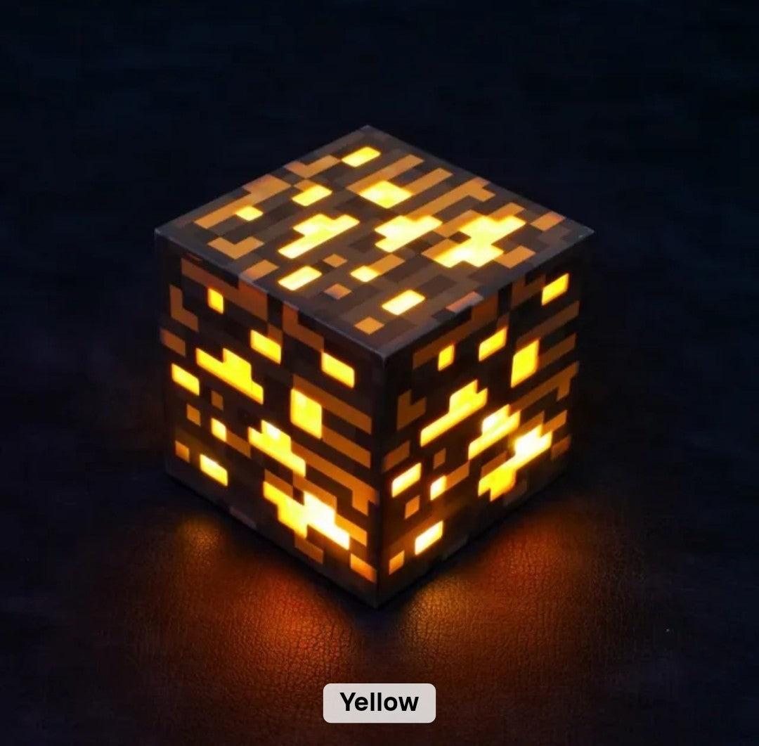 (Free Shipping)(Tariffs included in price) 4 Pack Light Up Nightlight LED Toy Blocks Kids Room Luminous